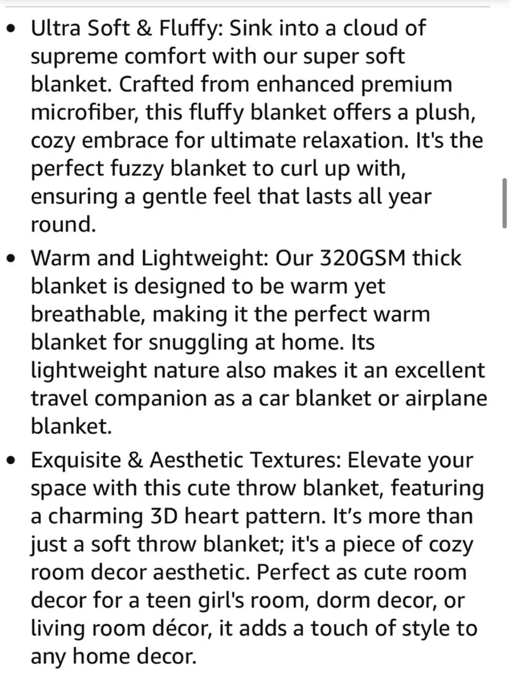 Plush Textured Heart Pattern Throw Blanket